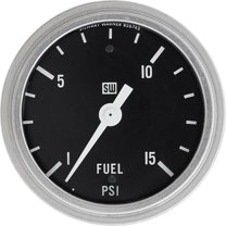 Stewart Warner 82405 2-5/8 Deluxe Mechanical Race Fuel Pressure Gauge