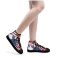 thumbnail image 5 of God Bless America High Top Canvas Shoes Sneakers Black Size 12, 5 of 7