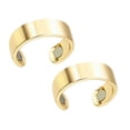 thumbnail image 1 of Anillos abiertos Jumpingount 2 piezas tamaño pequeño adultos cuidado Personal color sólido dorado, 1 of 6