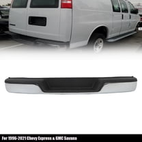 New Chrome Rear Step Bumper Fit For 2001-2023 Chevy Express & GMC Savana