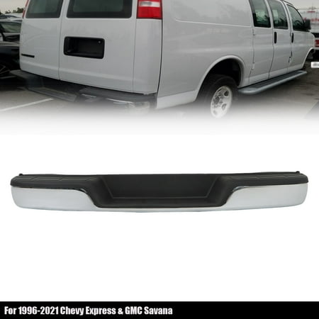 Fit For Chevy Express 2001-2023 New Chrome Rear Step Bumper