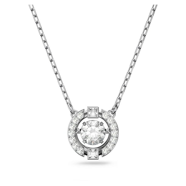 Collar Swarovski Una con colgante para mujer en cristal azul rodio