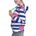 thumbnail image 2 of Haiem Flamingo for Women's Fashion Hoodies & Sweatshirts with Kangaroo Pocket,Hooded Sweatshirt with Eye-catching Drawstrings-Medium, 2 of 7