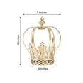 thumbnail image 3 of Efavormart 8" Metal Royal Gold Crown Cake Topper Cake Decoration For Party Event, 3 of 10