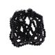 thumbnail image 1 of EeaseMX Redecilla elástica para el cabello Redecilla hecha a mano de punto de ganchillo Red de orejas para danza (Negro), 1 of 7