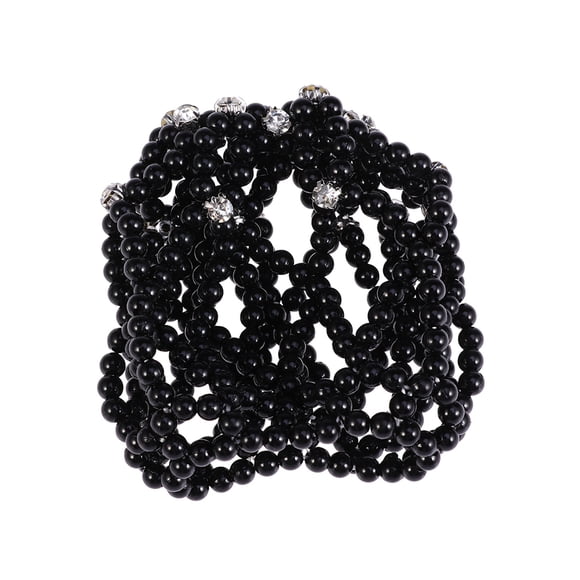 1Pcs Snood Headpiece for Women in Black for Dance Performances