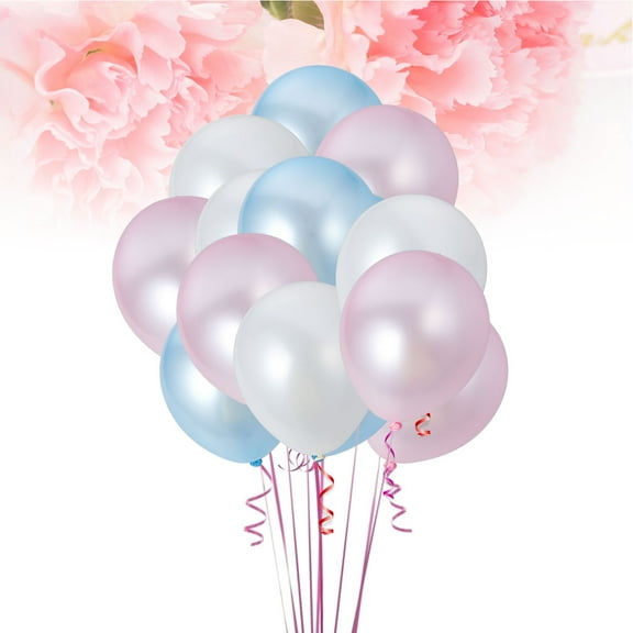 WESIEVYA 100Pcs Light Blue Latex Balloons for Bridal Shower Balloon Set