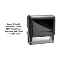thumbnail image 4 of Basic 2000 Plus Personalized Self-Inking Address Stamp with 5 Lines - Black Ink, 4 of 4