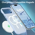 thumbnail image 2 of BENTOBEN Case for iphone Air Compatible with Mag-Safe 6.5" Metal Frame Slim Tpu Matte Shockproof Protective Cover Light Blue, 2 of 8