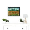 thumbnail image 2 of Vincent Van Gogh Poppy Field Painting Artwork Framed Wall Art Print A4, 2 of 4