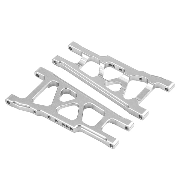 RC Car Suspension Arm, Aluminium Alloy Front Rear Universal Suspension Arm for Trax-xas Slash 1/10 Scale RC Car, RC Model Part Accessory[silvery]