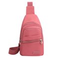 thumbnail image 1 of Bolso bandolera para mujer Moda para mujer Bolso de mano en el pecho Bolsillo en la cintura (Rosa) Tmvgtek Para Estrenar, 1 of 3