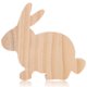 thumbnail image 1 of Wood Bunny Decor Easter Rabbit Craft Easter Wooden Bunny Cutouts Decorative Small Bunny Craft, 1 of 2