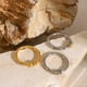 thumbnail image 4 of Stainless Steel Geometric Plain Ring for Women Gold Titanium Electroplated Jewelry, 4 of 4