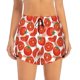 thumbnail image 2 of Balery Tomatoes Pantalones cortos deportivos para mujer con forro y dos bolsillos, elásticos, para entrenamiento, gimnasio, yoga-Large, 2 of 7