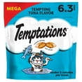 thumbnail image 3 of (10 pack) Temptations Classic Tempting Tuna Flavor Crunchy And Soft Treats For Cats, 6.3 Oz Pouch, 3 of 13