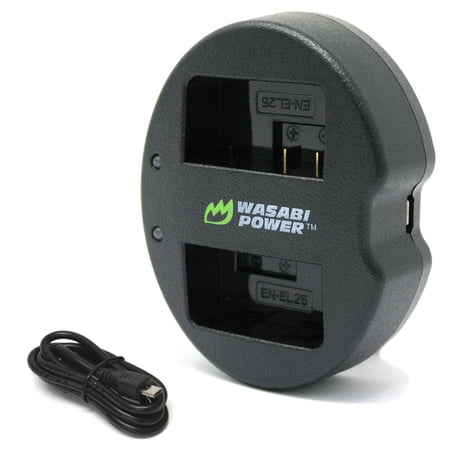 Wasabi Power Dual USB Battery Charger for Nikon EN-EL25