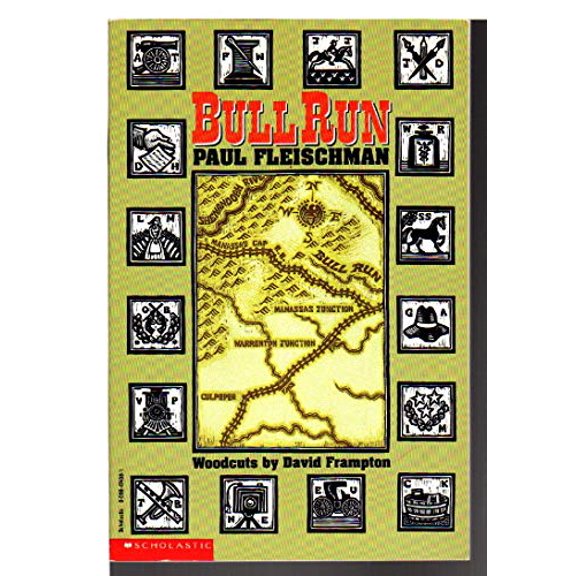 Pre-Owned By Paul Fleischman, David Frampton (Woodcuts): Bull Run, 9780590474085, 0590474081, Paperback,