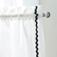 thumbnail image 4 of Curtainworks Rita Valance White, 1 Piece, Indoor, Rod Pocket, 58" x 14", Adult, 4 of 6