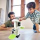 thumbnail image 3 of Juguetes de transbordador espacial | Juguetes de cohetes espaciales para niños | Juguete de nave espacial con astronauta con luz y sonidos | Juguetes espaciales para niños de 3, 4 y 5 años, 3 of 5