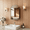 Black, variant on Jableast 16x24in Arched Bathroom Medicine Cabinet with Mirror, Wall Mounted Recessed/Surface Mount Storage Cabinet, Gold Metal Frame, Easy Installation for Bathroom Vanity