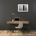 thumbnail image 3 of Bell, Nicholas 32x23 White Modern Wood Framed Museum Art Print Titled - Forest Code, 3 of 4
