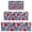 Pioneer Flower Floral-2, variant on Pioneer Flower Floral Print Pattern Kitchen Rugs Sets Of 3,Kitchen Runner Rugs Non Skid Washable,Decorative Kitchen Floor Mats for Kitchen,Sink,Laundry,17"x30" 17"x47" 17"x59"