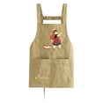 thumbnail image 3 of Lunxisen 3 Pcs Waterproof Kitchen Apron for Adults Cooking Stain Resistant Chef Smock Workwear Home Dining Prep, 3 of 8