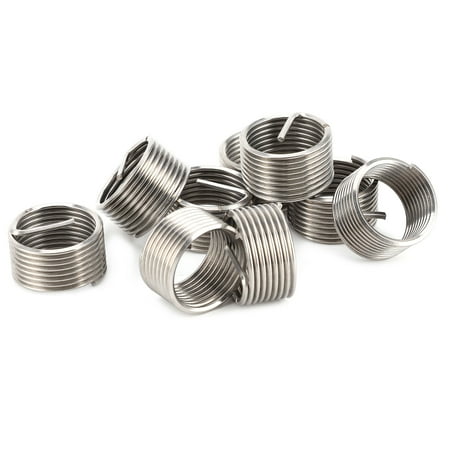 

Demonsen Thread Repair Insert 10pcs Thread Repair Insert Kit For Metric And Imperial Threaded Holes Conversion M16 X 1.5 X 1D Steel Wire Thread Insert
