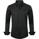 thumbnail image 2 of J.VER Camisas de vestir para hombre, camisa formal de manga larga, elástica, sin arrugas, informal, con botones, 2 of 4