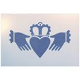 thumbnail image 2 of Celtic Claddagh Stencil for painting, Reusable Mylar DIY Art & Craft template, Viking Symbols, Irish Celtic Knotwork - The Artful Stencil, 2 of 6