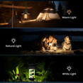 thumbnail image 6 of Xecessory LED Camping Lantern Rechargeable, Portable Camping Light Waterproof Flashlight 4 Modes, Tent Lights for Camping, Emergency Light for Power Outages, 6 of 8