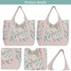 thumbnail image 5 of Bolso Hombro para Mujer Mano Acolchado Floral Con Retales Elegante Ir Al Gran Capacidad Fiestas Y, 5 of 9