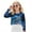 XOE-CZH5-10129, variant on Cardinal Lily Flower Print Girls Sweatshirt Crop Tops for Teens Cropped Crewneck Pullover Long Sleeve Shirts, 9-10 Years