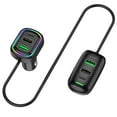 thumbnail image 5 of ABS Car Charger with 6 Ports, Fast Charging, Front & Rear Expansion for Drivers and Passengers, 5 of 7