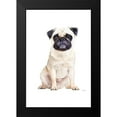 thumbnail image 2 of Greenwood, Amanda 13x18 Black Modern Framed Museum Art Print Titled - Pug, 2 of 5
