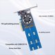 thumbnail image 4 of Tarjeta de Expansión PCIe 4.0 A NVME PLX88024 de 4 Bits. Tarjeta de Expansión de Disco Duro PCIe 4.0 NVME X8 M.2 con División Libre., 4 of 5