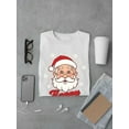 thumbnail image 3 of Happy Holidays Santa - Festive T-shirt Men's, 3 of 3