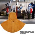 thumbnail image 4 of Welder Hood Welder Hood  Yellow  Cowhide Heat Insulation Neck Face Protection Welding Helmet, 4 of 8