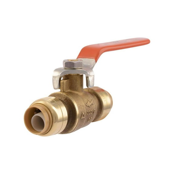 SharkBite 1/2 in. Brass Push-Fit Ball Valve