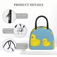 thumbnail image 4 of Disketp Cute Ducky Bolsa Térmica para Almuerzo, Lonchera con Abertura Amplia y Gran Capacidad, Organizador Reutilizable para Mujeres, Hombres y Adultos, 4 of 6