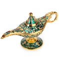 thumbnail image 1 of Classic Luxury Magic Aladdin Design Lamp With Gift Box Exquisite Retro Aladdin Light Magic Lamp Home Decoration, 1 of 5
