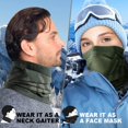 thumbnail image 2 of Lunfar Men's Extreme Cold Weather Face Mask Neck Warmer for Winter Sports, 2 of 5
