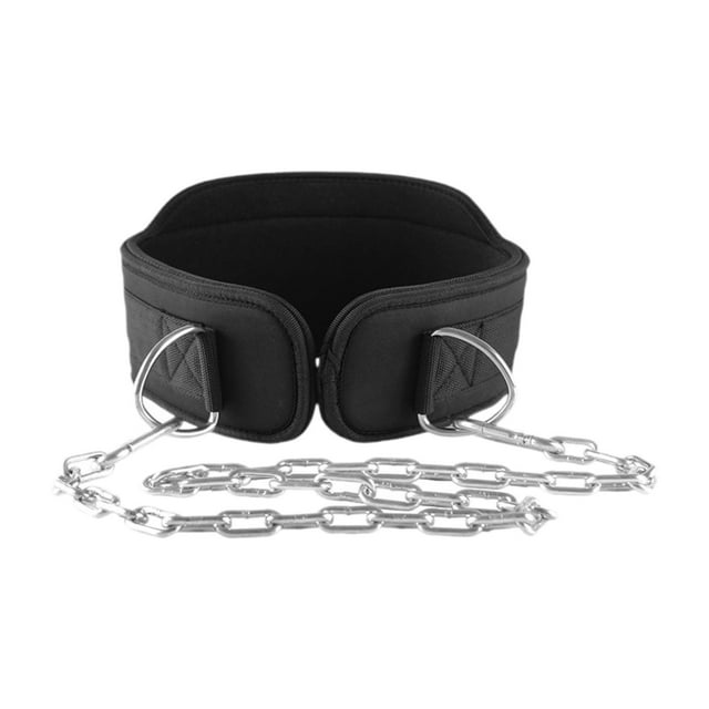 Colaxi Ceinture de Trempage Ceinture de Musculation Sangle de Soutien Dorsal Réglable Sangle de Traction pour Entraînement Gym Hommes Femmes Powerlifting Maison