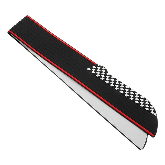 WORGEOUS Rear Bumper Protector Car Bumper Strip Car Door Protector License Plate Bumper Guard