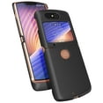 thumbnail image 4 of Case for Motorola RAZR 5G Flip Phone, Nakedcellphone [Black] Protective Snap-On Hard Shell Cover [Grid Texture] for Motorola Moto RAZR 5G Flip Phone (2020) XT2071, 4 of 7