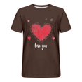 thumbnail image 4 of Camisas de Manga Larga para Hombres Imprimir Casual Cuello Redondo Blusa de Manga Corta, Camisas de Lino para Hombres, 4 of 8