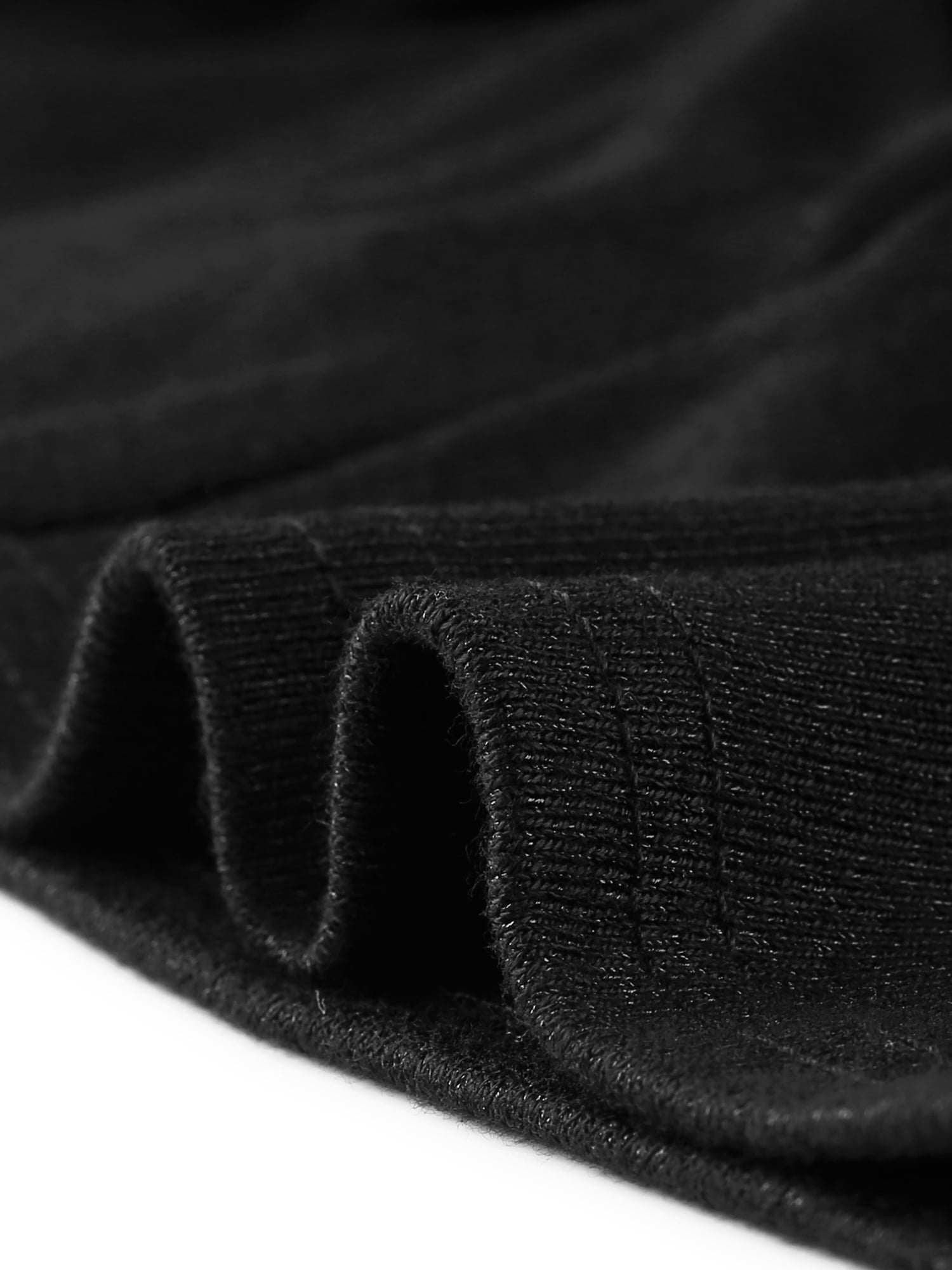 DARING DIVA  Stand Collar Half Sleeve Blouse M Black