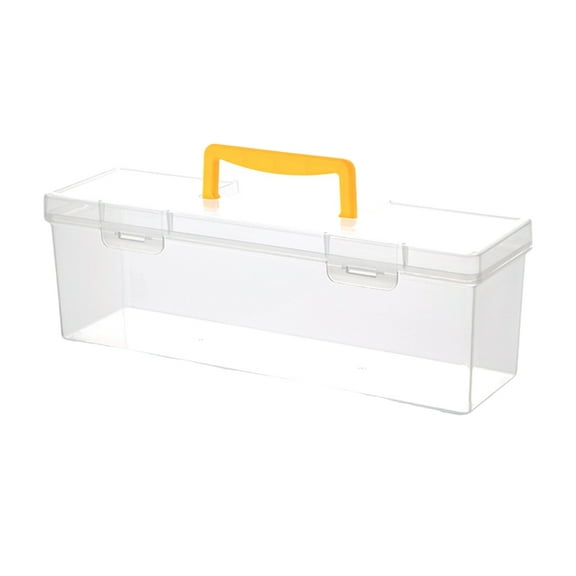 Trading Card Storage Box Acrylic with Separate Box Large Capacity Card Organizers Clear Game Card Container