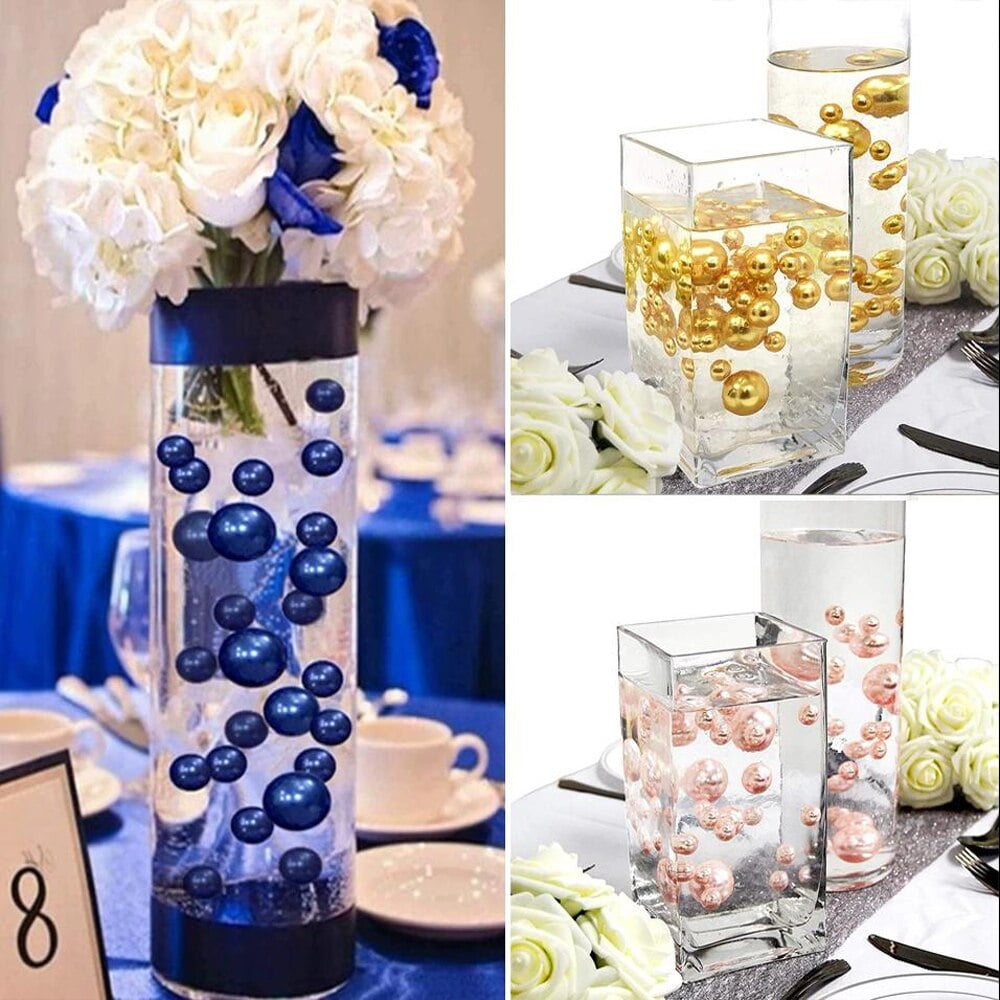 Bolas De Agua Para Jarron Bolas De Gel De Agua GLBYUNN 160 Perlas Para  Relleno De Jarrón Y Geles De Agua Transparentes, Sin Agujero, Perlas Para  Navidad, Boda, Centro De Mesa, Decoración, image size:1000x1000